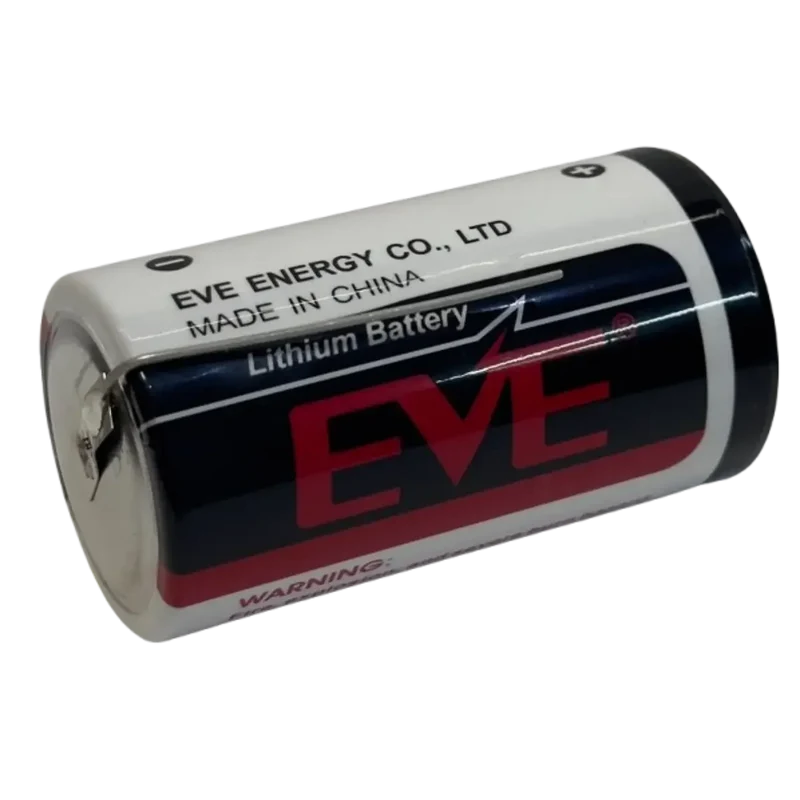 Pile Lithium 3.6V EVE ER34615 D avec languettes à souder