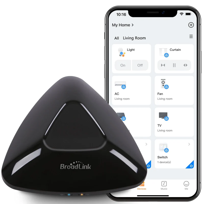 BroadLink RM MAX - Comando IR RF WiFi Matter