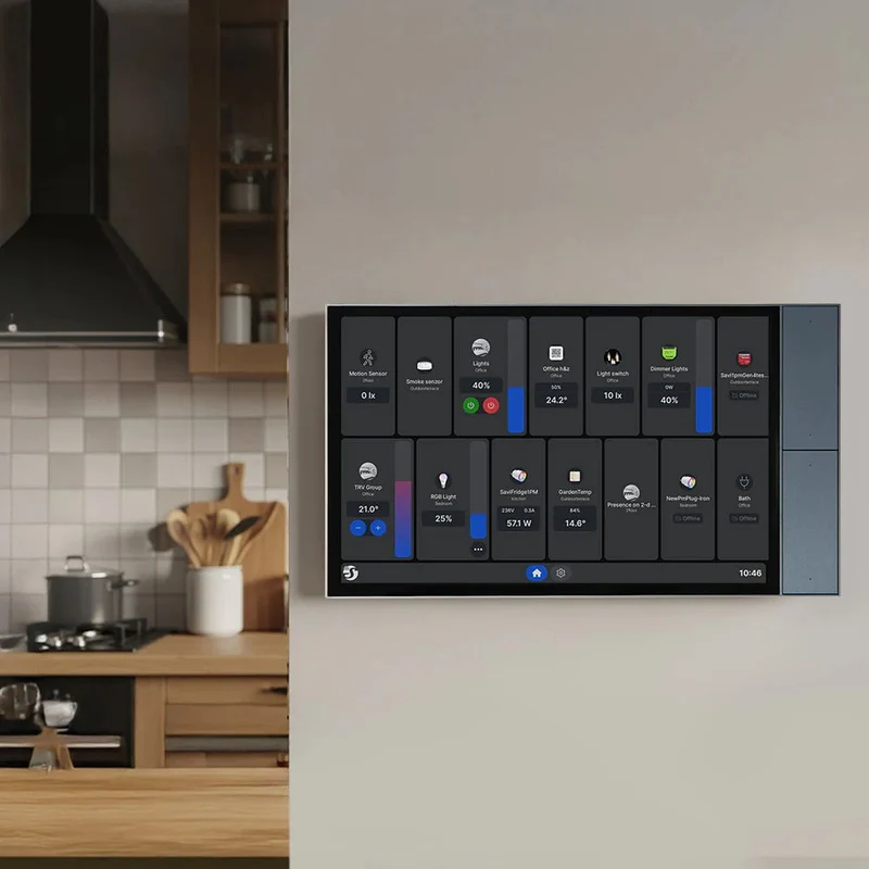 Shelly Painel de Controlo Inteligente 10,1 em Cinzento e Preto - Shelly Wall Display XL