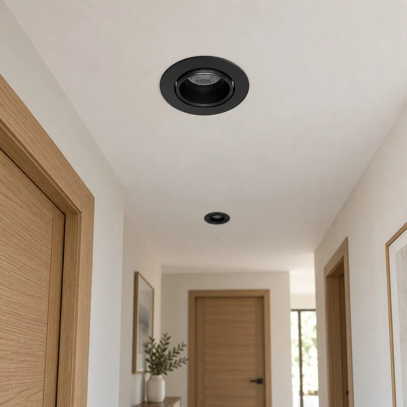Spot Encastrable Orientable Anti-Éblouissement 8W ø105mm Dimmable CCT Noir - 3000K/4000K/5700K