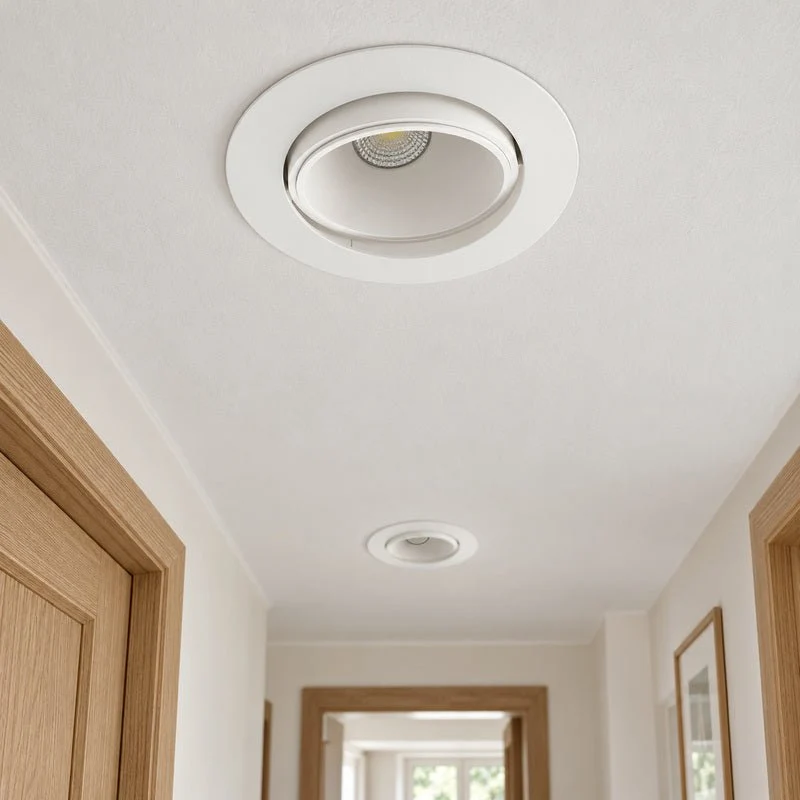 Spot Encastrable Orientable Anti-Éblouissement 8W ø105mm Dimmable CCT Blanc - 3000K/4000K/5700K