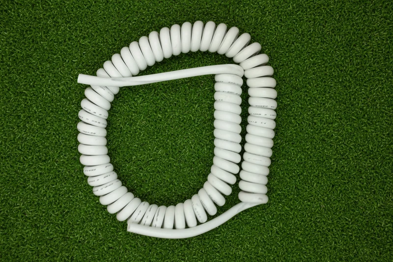 5 Core 1.5sqmm Coiled White LSZH Power Cable