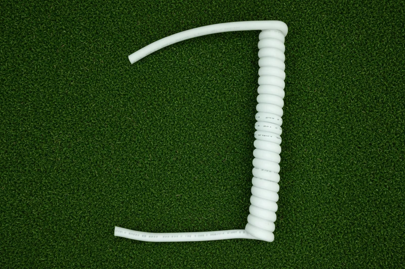 2 Core 2.5sqmm White Coiled LSZH Power Cable