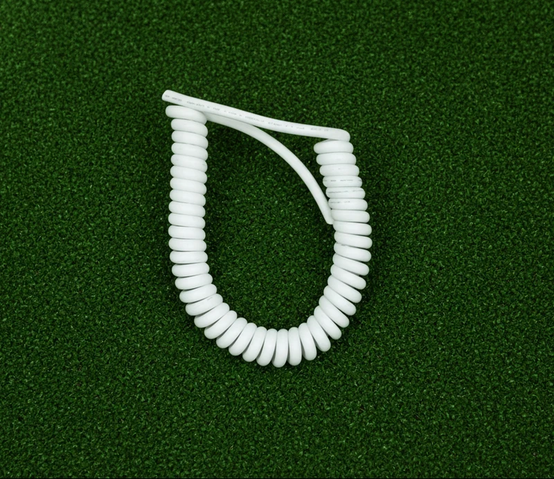 2 Core 2.5sqmm White Coiled LSZH Power Cable