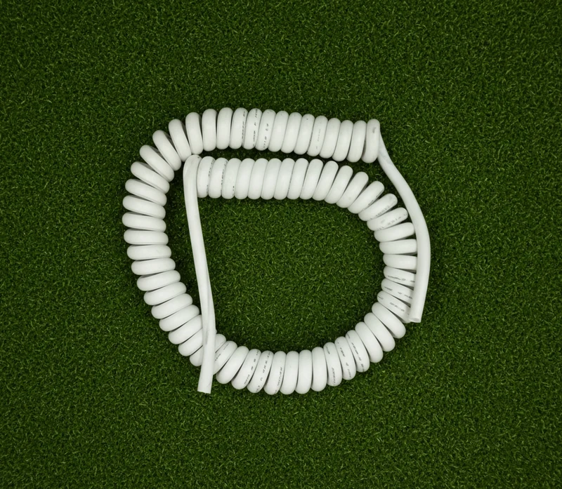 2 Core 2.5sqmm White Coiled LSZH Power Cable