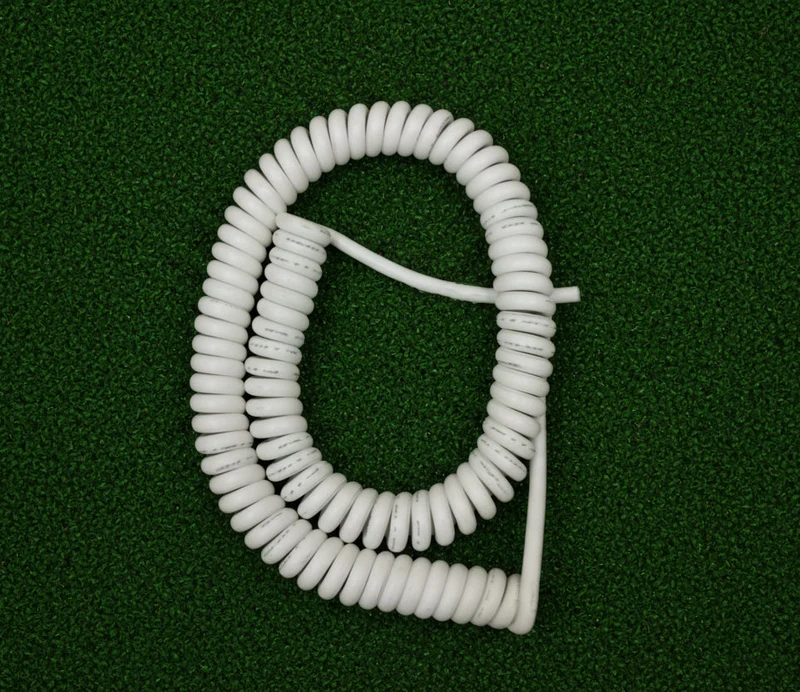 2 Core 2.5sqmm White Coiled LSZH Power Cable