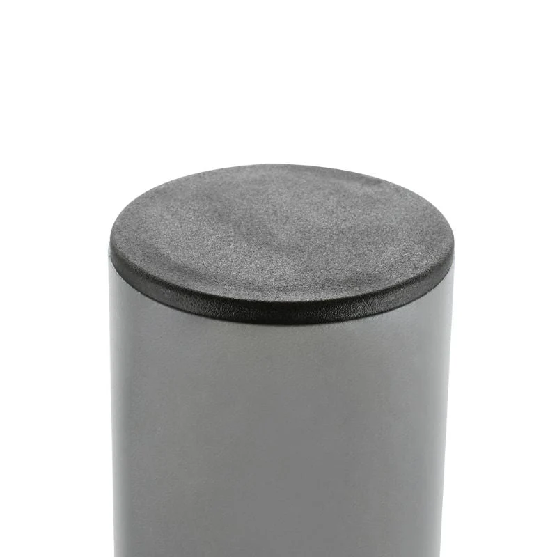 Mât d’Éclairage Public Droit 3m Ø60mm Gris