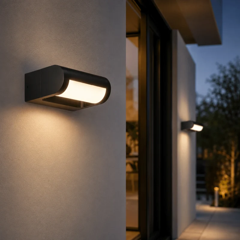 Applique Murale LED 10W Orientable Noir IP65