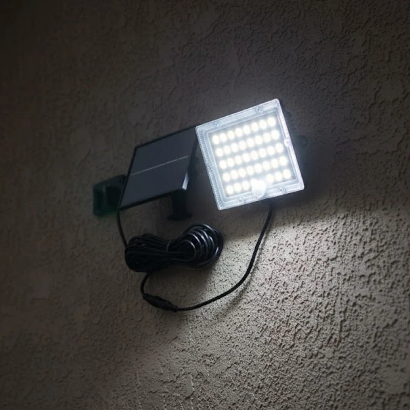Pack de 10 - Projecteur Led Solaire Extérieur 9W IP65 3-CCT Détecteur de Lumière et de Mouvement