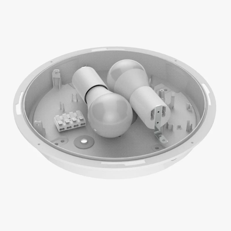 Hublot LED IP65 IK10 ø30 cm pour 2 Ampoules E27 - Pack de 10