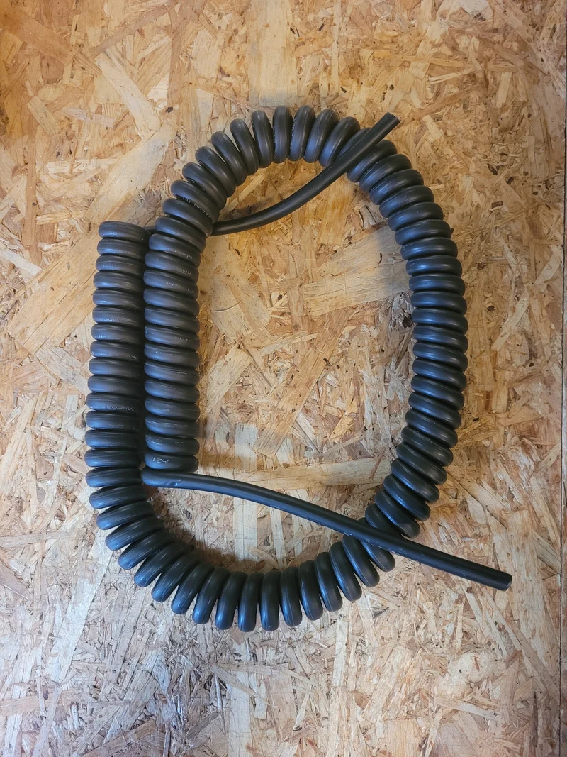 4 Core 2.5sqmm Coiled LSZH Black Power Cable
