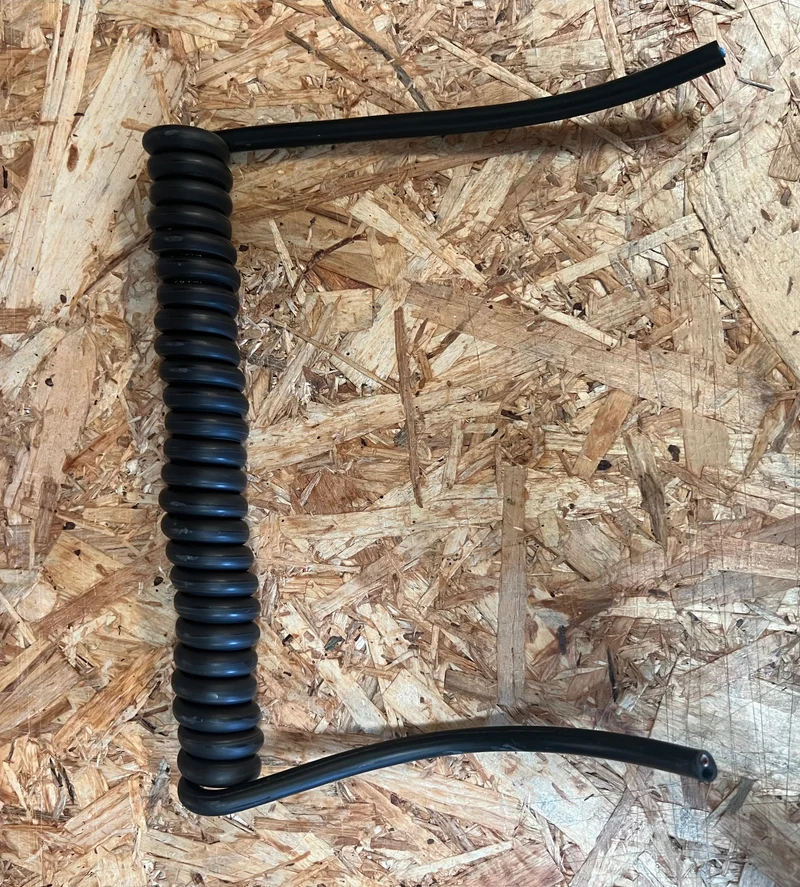 4 Core 2.5sqmm Coiled LSZH Black Power Cable