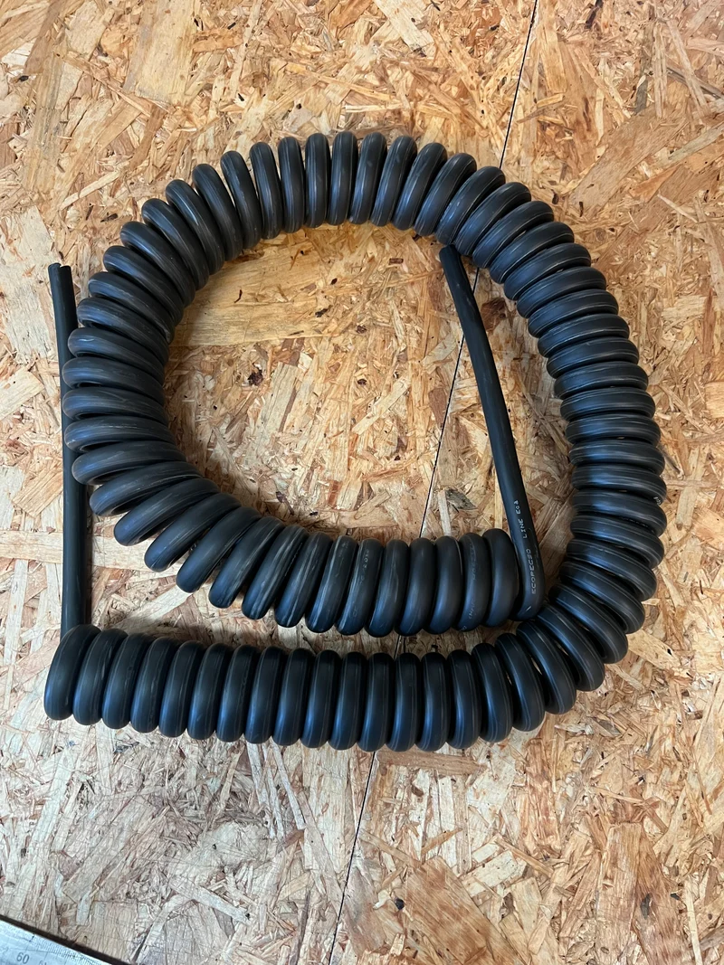 4 Core 2.5sqmm Coiled LSZH Black Power Cable