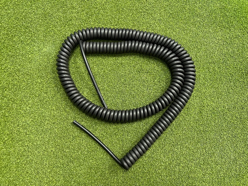 2 Core 2.5sqmm Coiled LSZH Black Power Cable