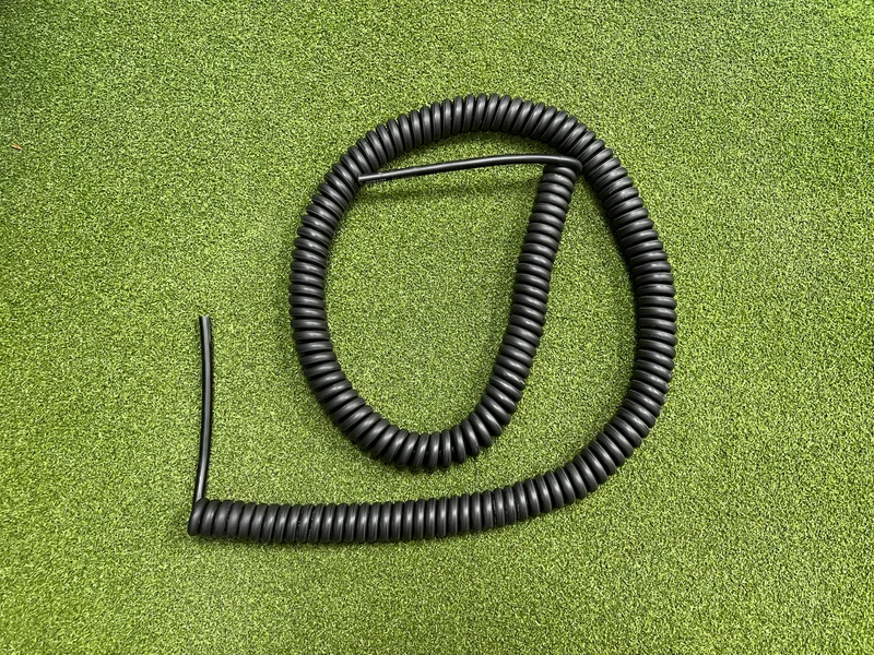 2 Core 2.5sqmm Coiled LSZH Black Power Cable
