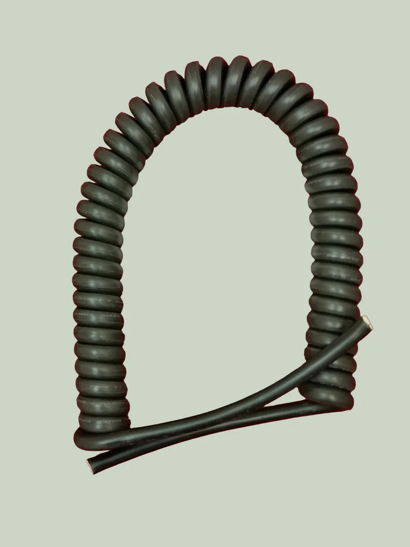 5 Core 1.5sqmm Coiled LSZH Black Power Cable