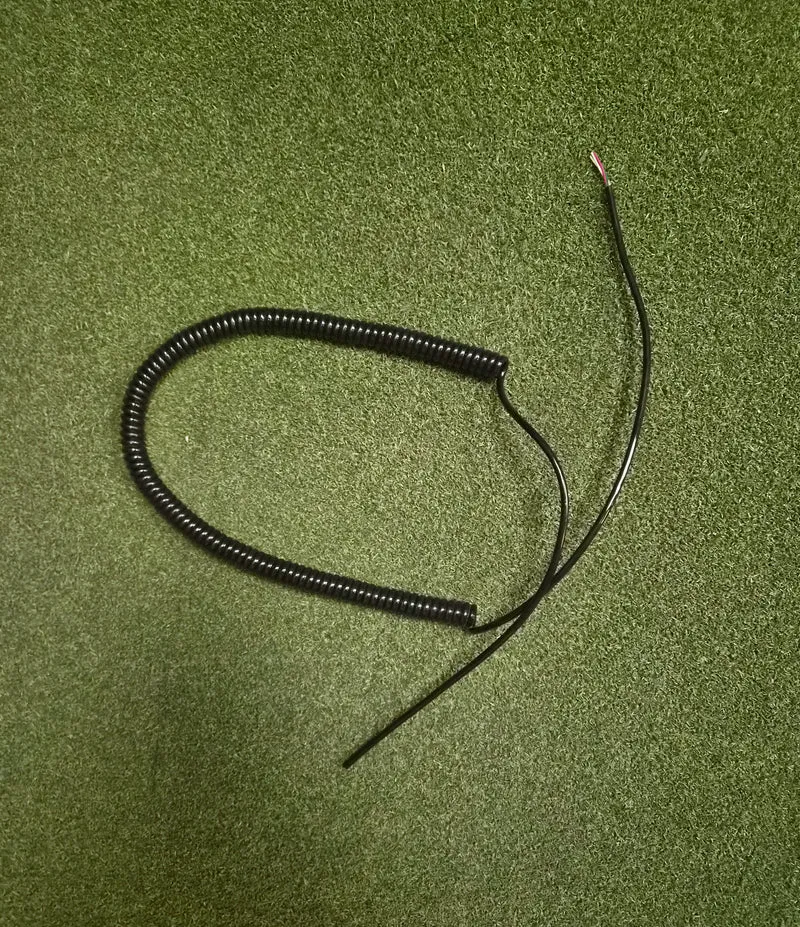 4 Core 26awg (0.14sqmm) Coiled Black PUR Data Control Cable