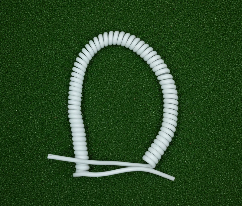 3 Core 0.75sqmm White Coiled LSZH Power Cable