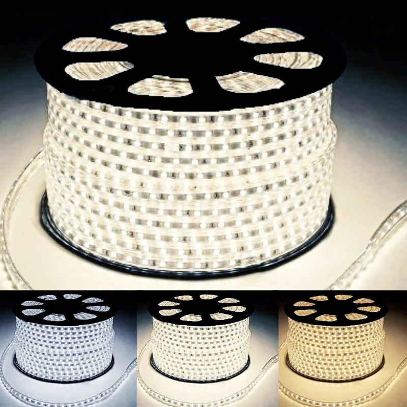 Ruban LED 50M 220V Recoupable IP65 2835 120LED/m