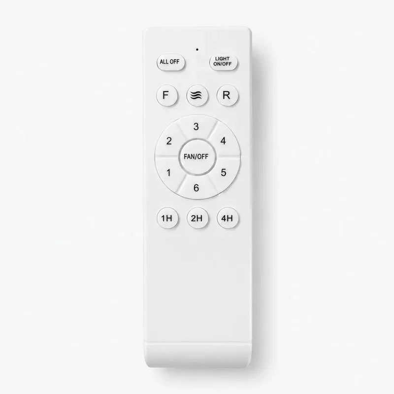 Ventilateur de Plafond LED 18W CCT Blanc et Effet Bois Foncé avec Télécommande Ø122cm