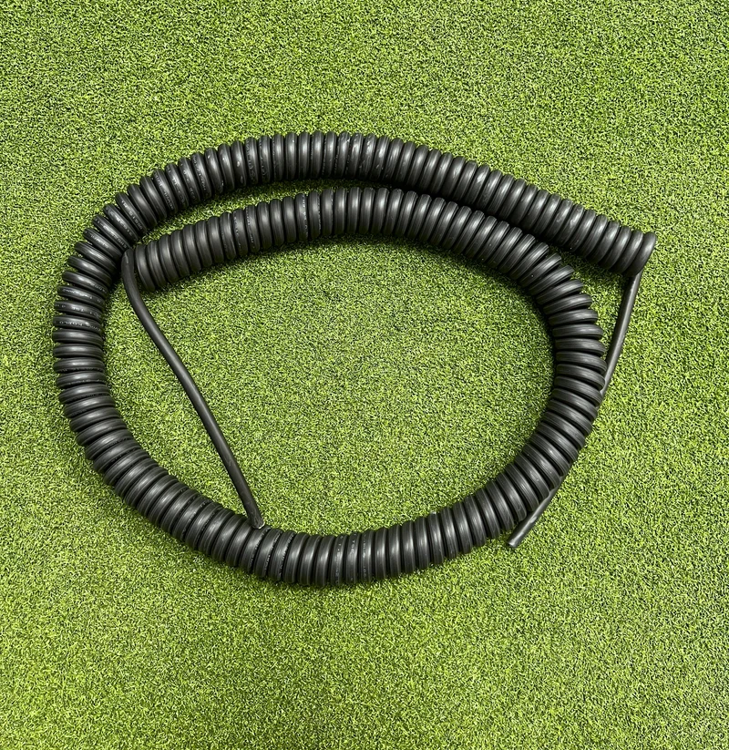 3 Core 1.5sqmm Coiled Black LSZH Cable