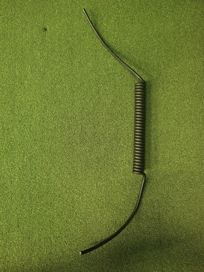 3 Core 1.5sqmm Coiled Black LSZH Cable
