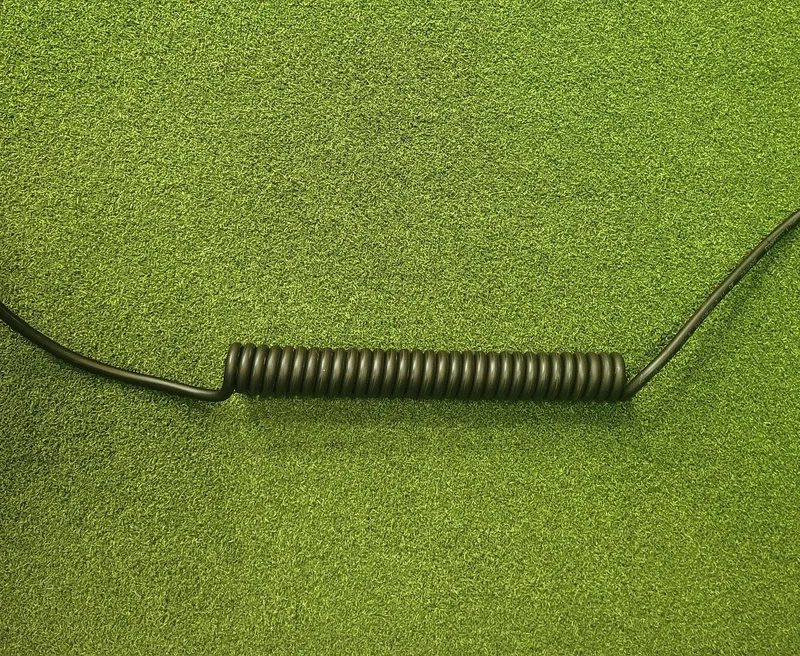 3 Core 1.5sqmm Coiled Black LSZH Cable