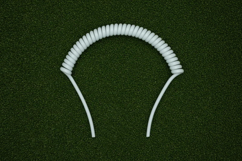 3 Core 1.5sqmm Coiled White LSZH Cable