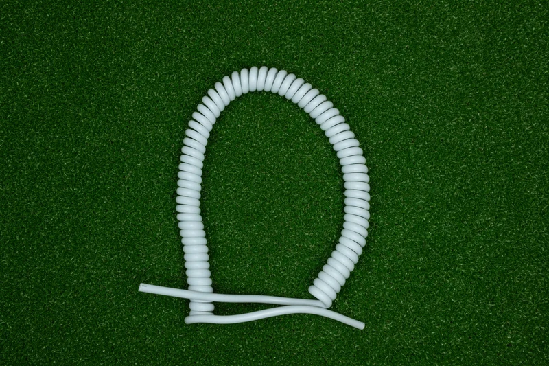3 Core 1.5sqmm Coiled White LSZH Cable