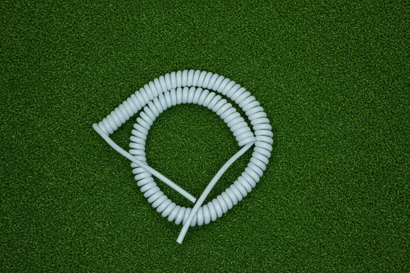 3 Core 1.5sqmm Coiled White LSZH Cable