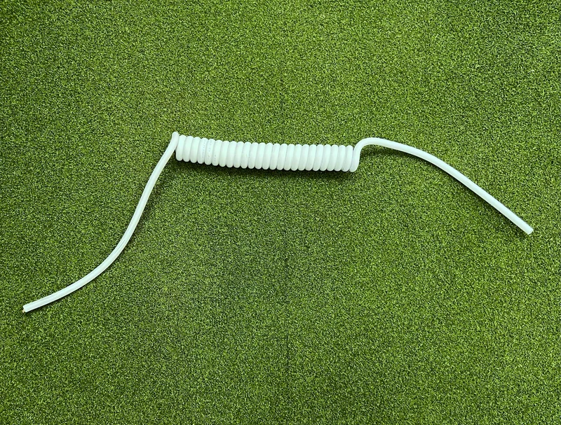 3 Core 2.5sqmm Coiled White LSZH 16amp Power Cable