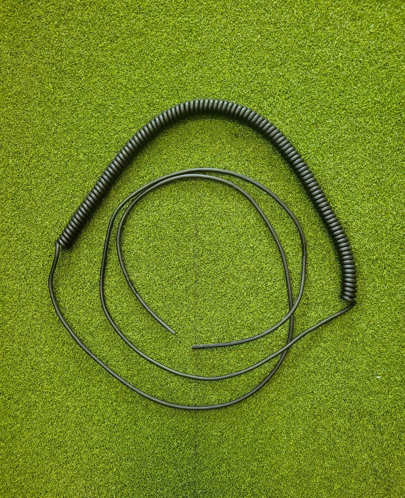 4 Core 0.22sqmm (24awg) Coiled Black PUR Data / Power Cable