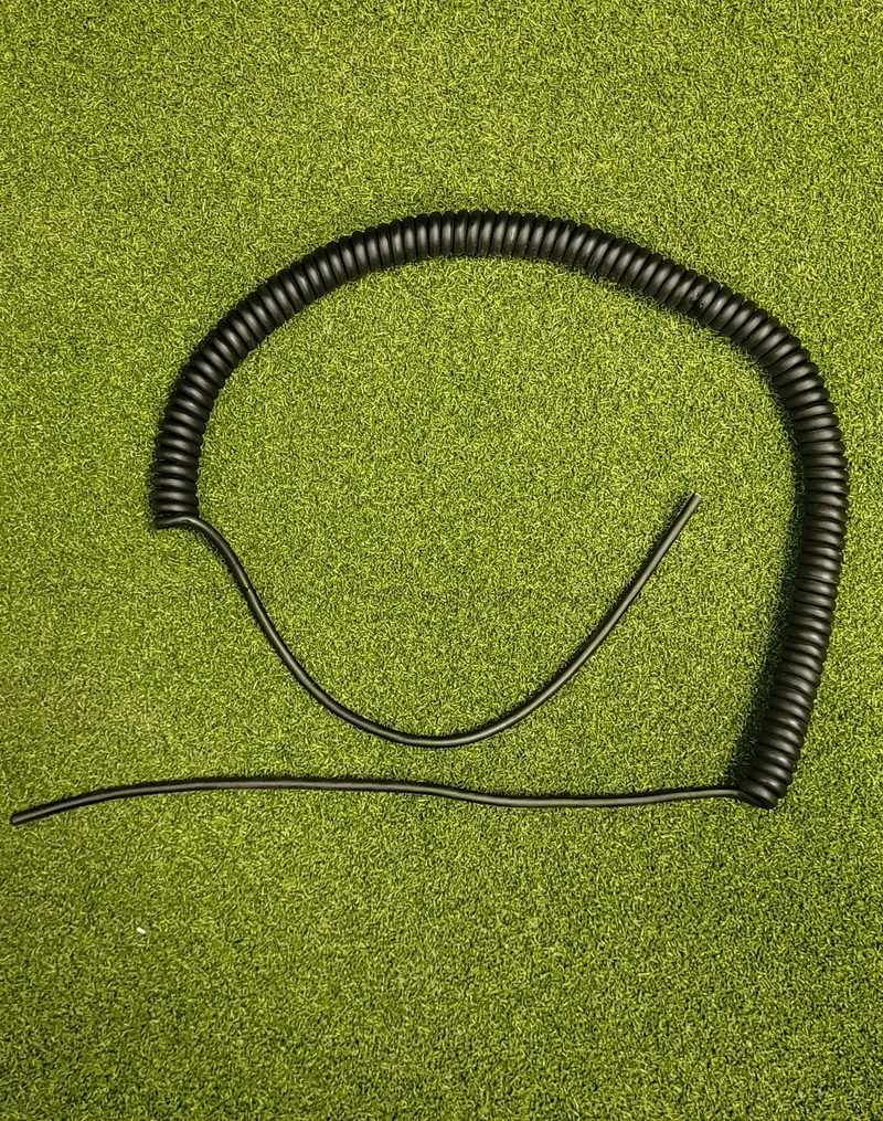 4 Core 0.22sqmm (24awg) Coiled Black PUR Data / Power Cable