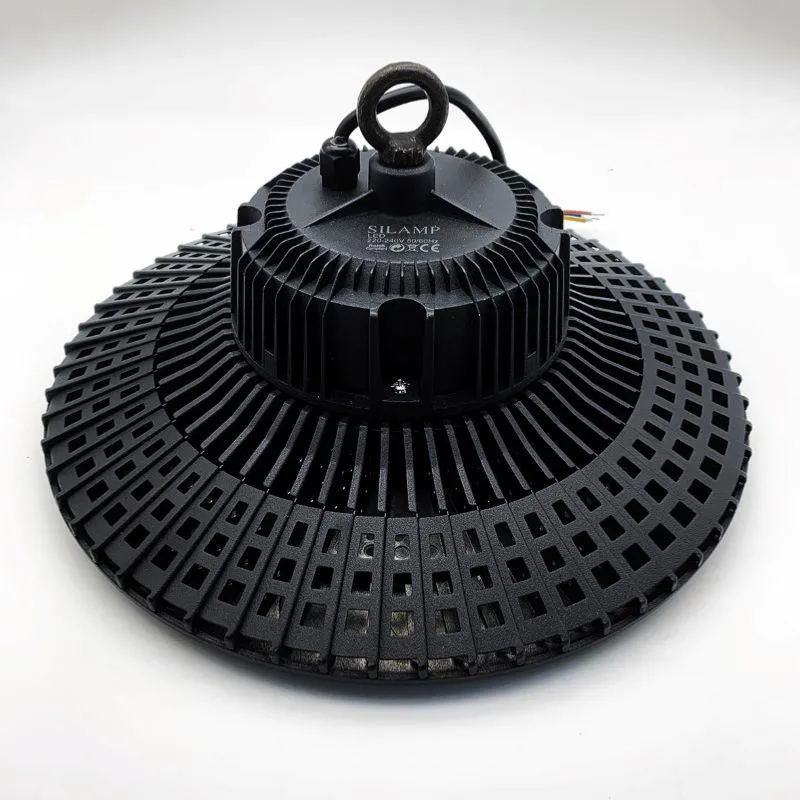 Suspension Industrielle HighBay UFO 150W IP65 NOIR