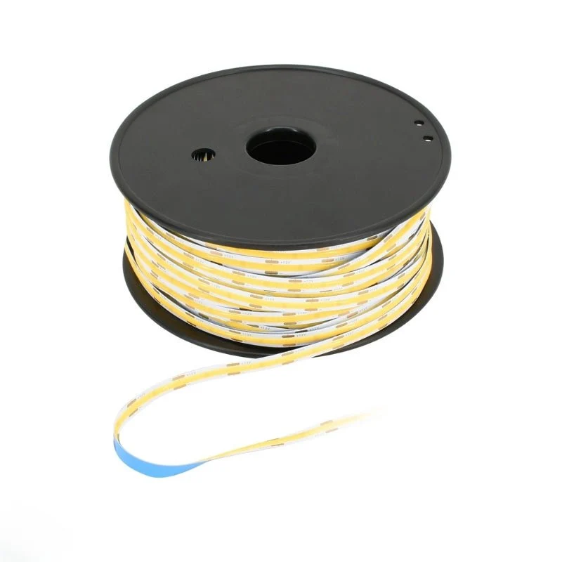 Ruban LED COB 50M 12V 12W/m 1080lm/m sécable 2,5cm