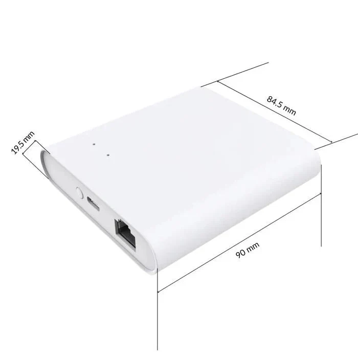 Kit 2 Têtes Thermostatiques Connectées + Passerelle ZigBee Ethernet