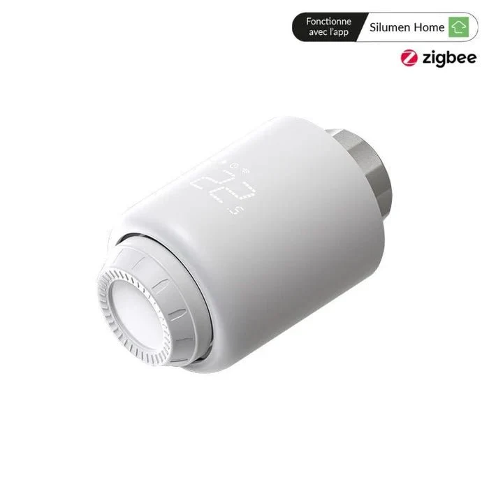 Kit 2 Têtes Thermostatiques Connectées + Passerelle ZigBee Ethernet