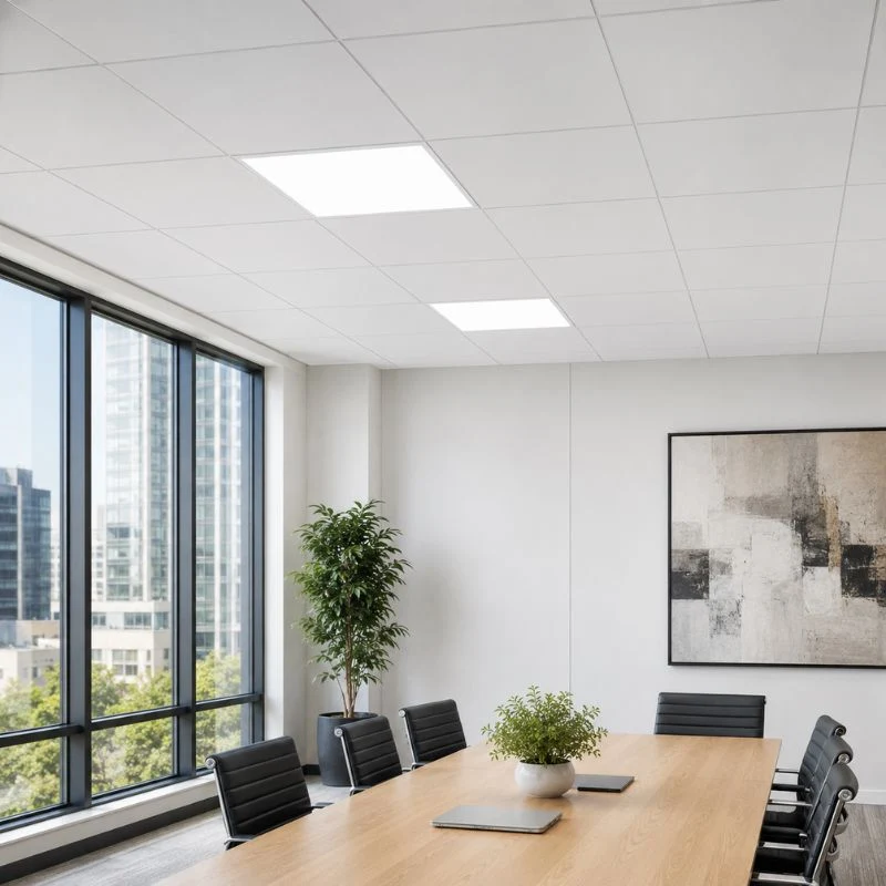 Panneau LED 36W 60x60 BLANC Dimmable 110lm/W avec Détecteur de Mouvement - Pack de 8