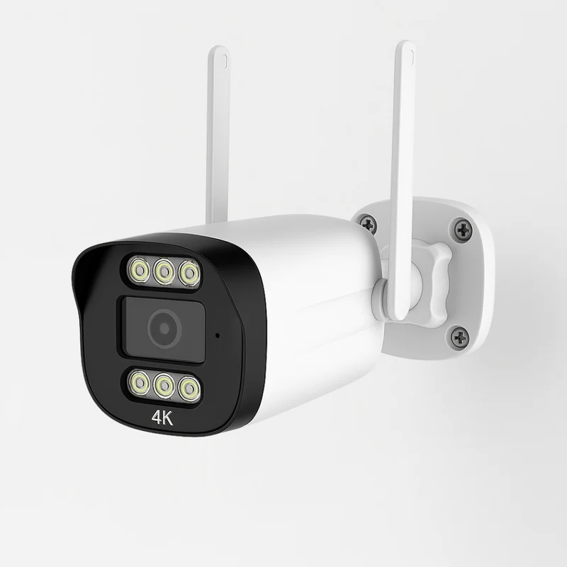Caméra de surveillance extérieur fixe 4K Tuya (8MP)