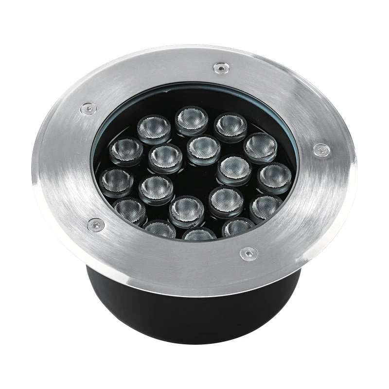 Spot Extérieur Encastrable 18W IP67 220V Sol 30° Ø180mm