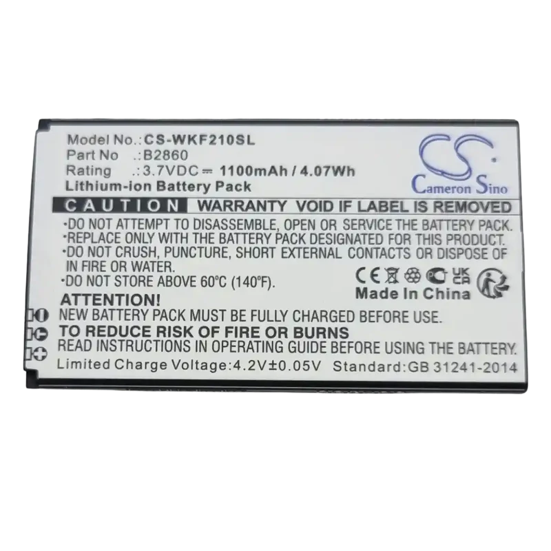 Batterie Wiko F200 3.7V 1100mAh Li-ion compatible B2860