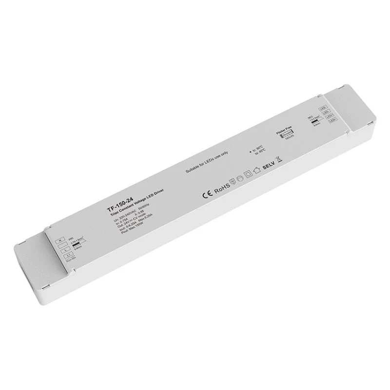 Transformateur LED 220V 24V 150W 6,25A TRIAC Dimmable / Push Dim
