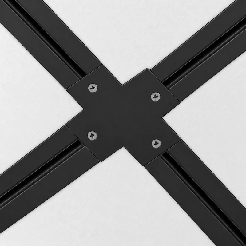 Connecteur X Rail Encastrable Monophasé Noir