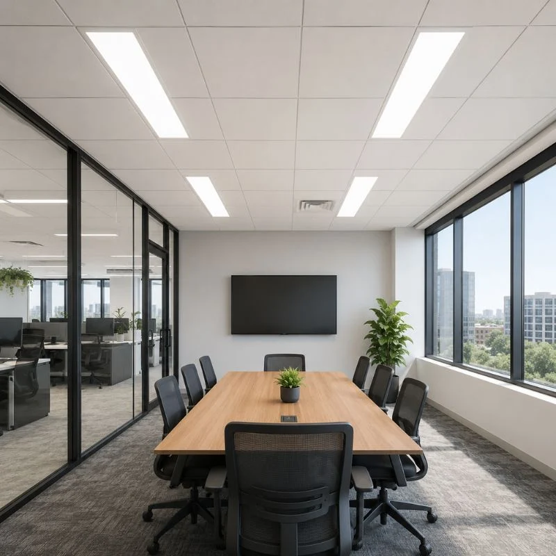 Panneau LED Backlit CCT 120x30cm 28W UGR<19 140lm/W Cadre Blanc - 3000K/4000K/6000K - Pack de 2