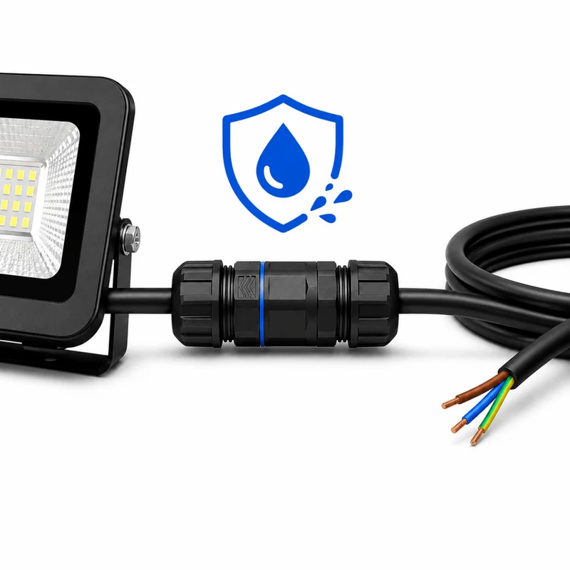 Extension de Câble 3m + Connecteur Étanche
