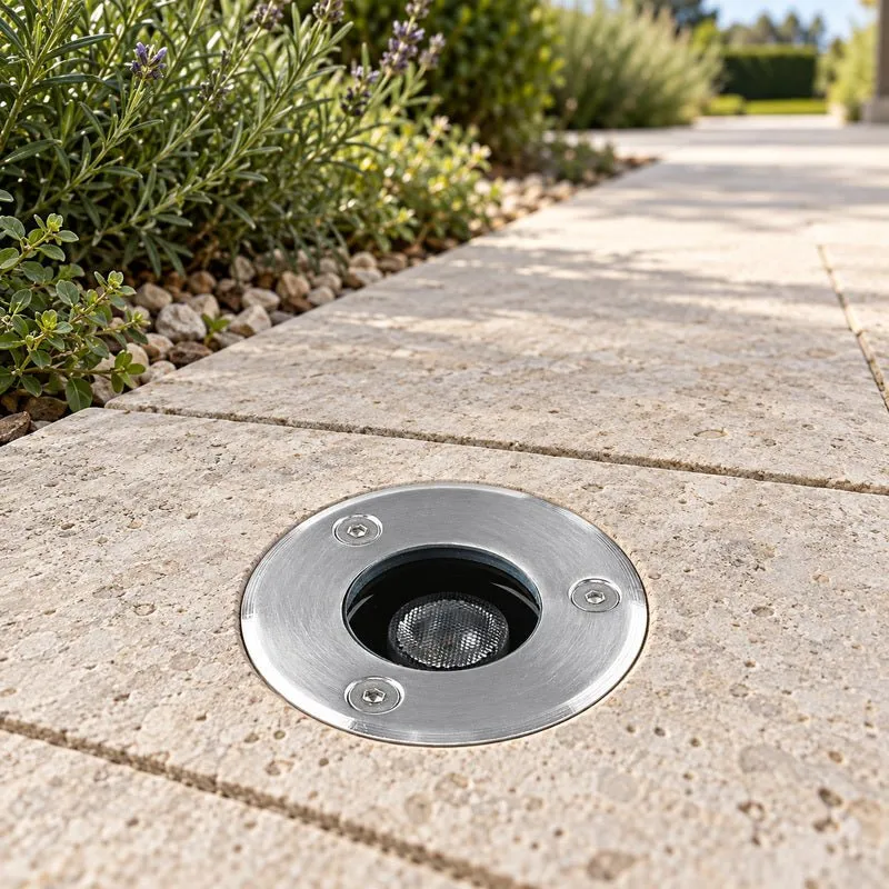 Spot Extérieur Encastrable LED IP67 220V Sol 1W 30° Ø64mm