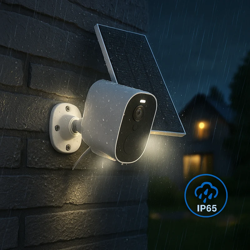 Caméra de Surveillance solaire extérieur 2K WIFI Tuya