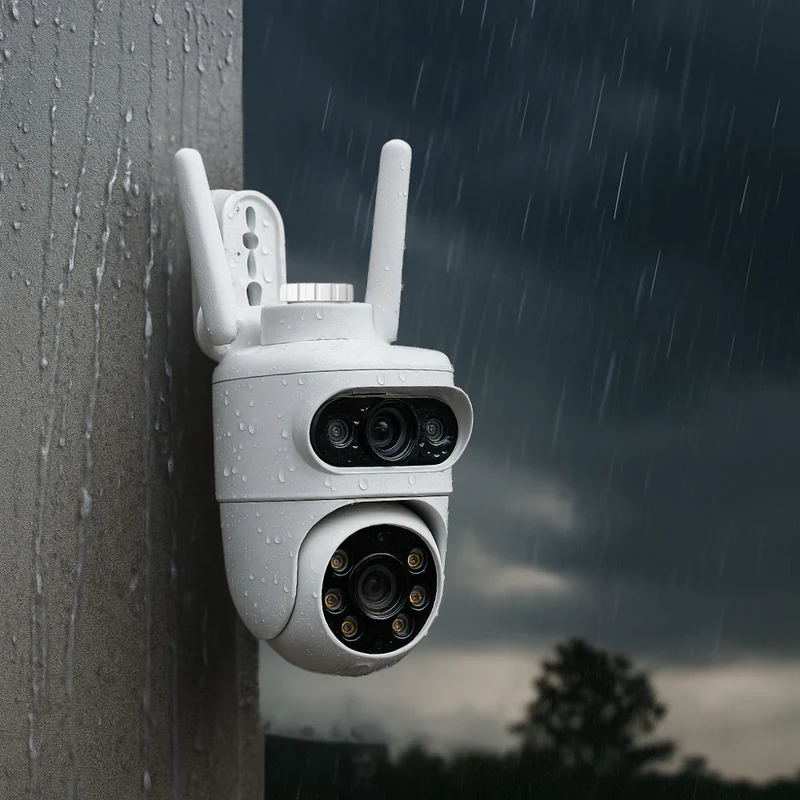 Caméra extérieur PTZ WiFi 4K Double Objectif (8MP) Tuya
