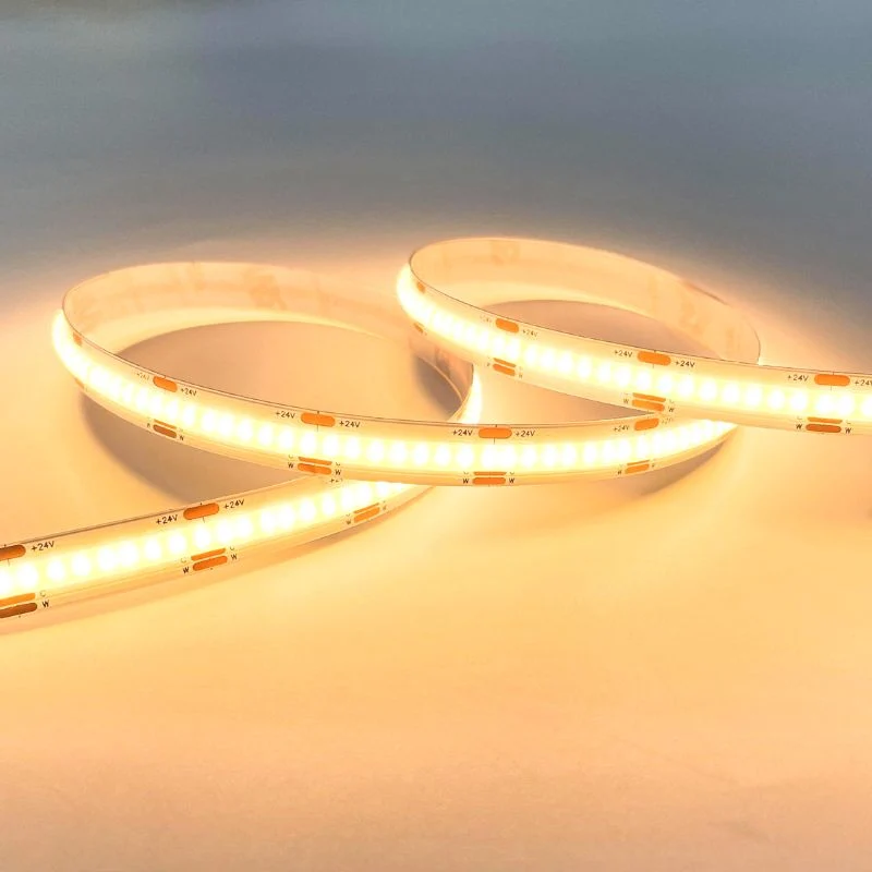 Ruban LED COB CCT 5M 24V IP20 608LED/m 16W/m 10mm - 2700K/4000K/6000K