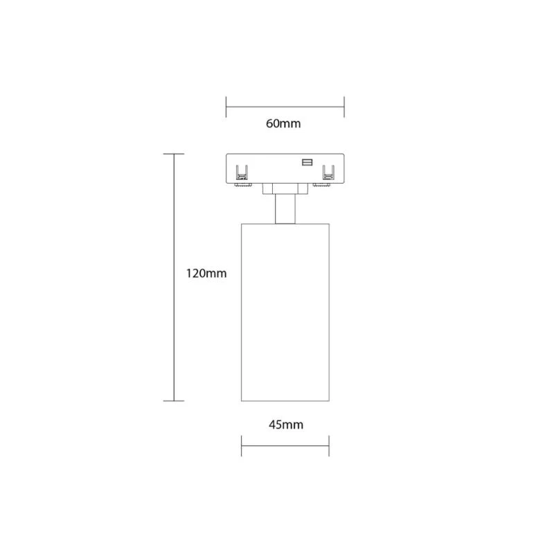 Projecteur LED 12W pour Rail Magnétique M05 48V